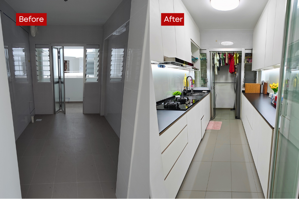 Custom carpentry condo renovation Singapore