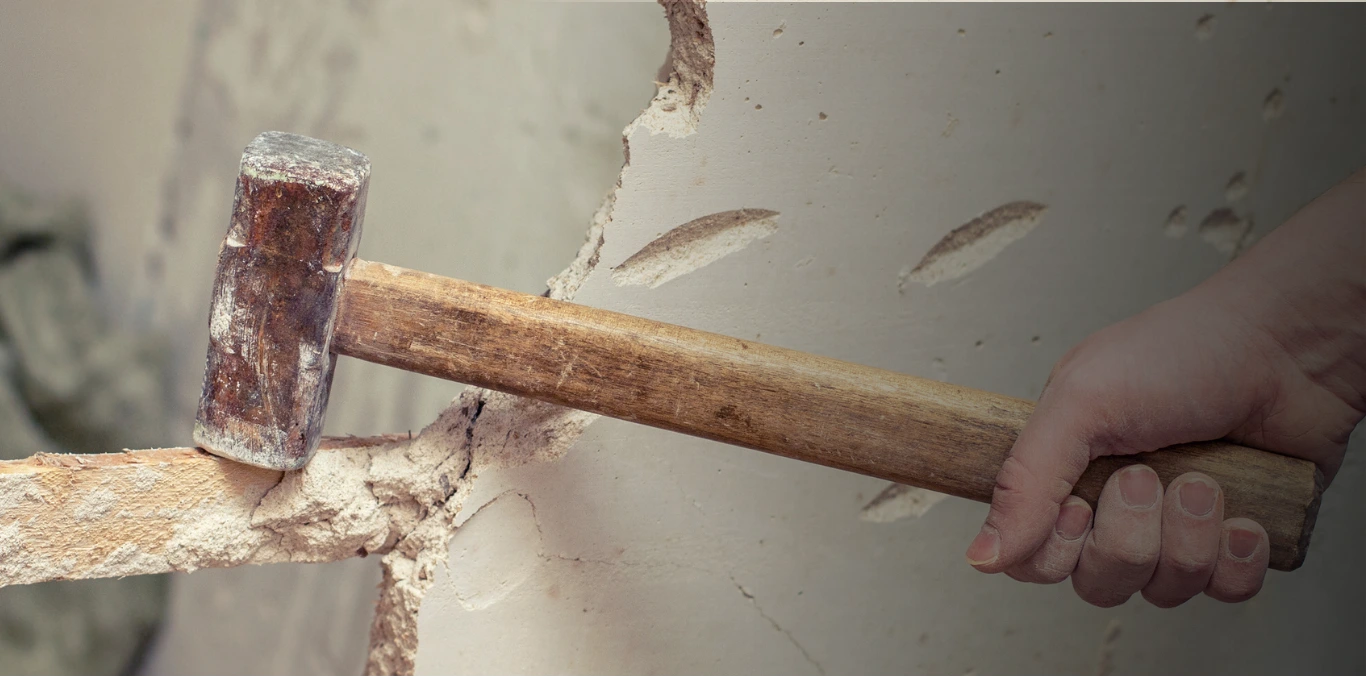 Wall hacking service in Singapore for renovation and demolition works