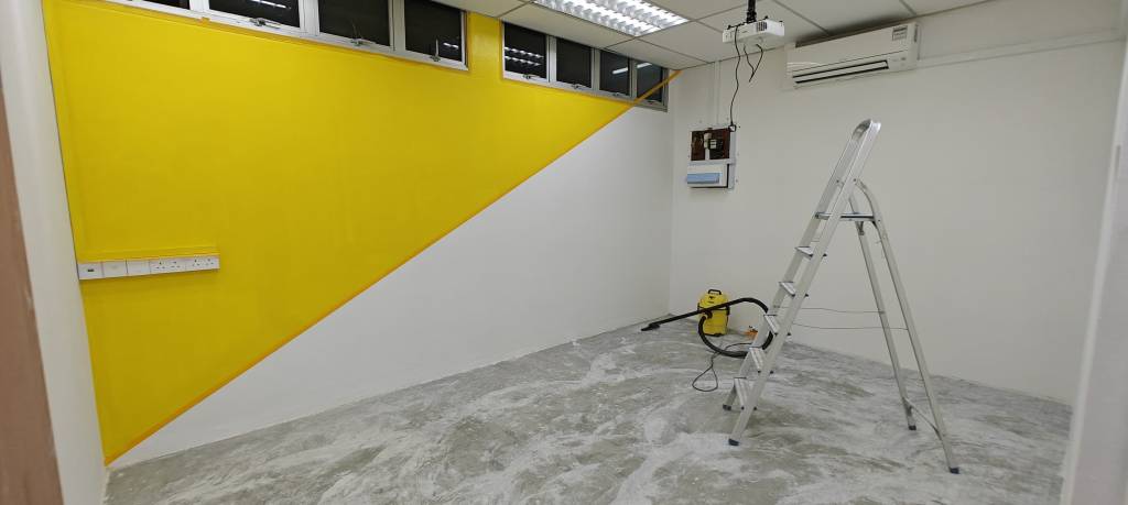 Commercial painting Singapore - 846 Yishun Ring Road commercial unit by Fortified