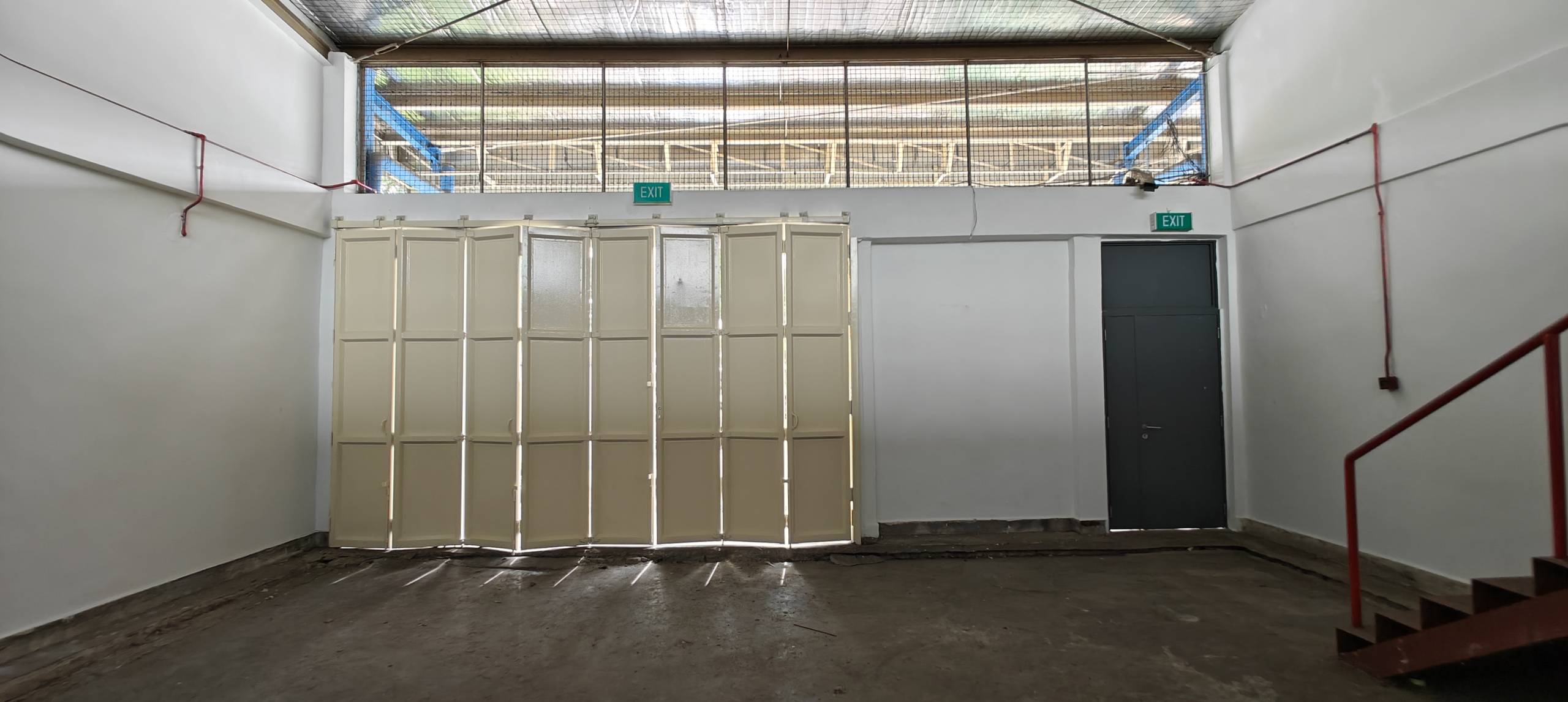 Clean walls after carpentry removal at Pandan Loop