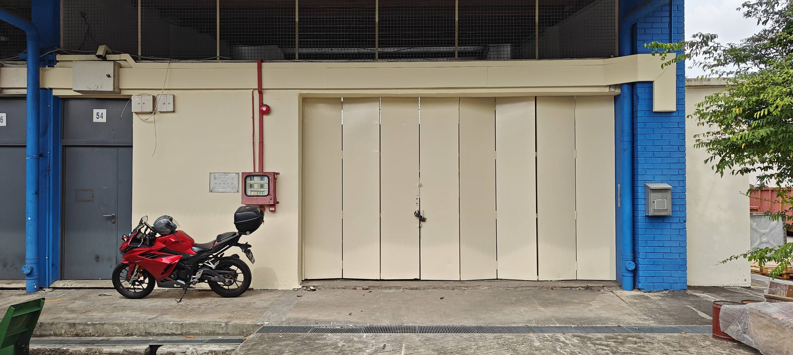 Industrial unit entry after reinstatement at Pandan Loop