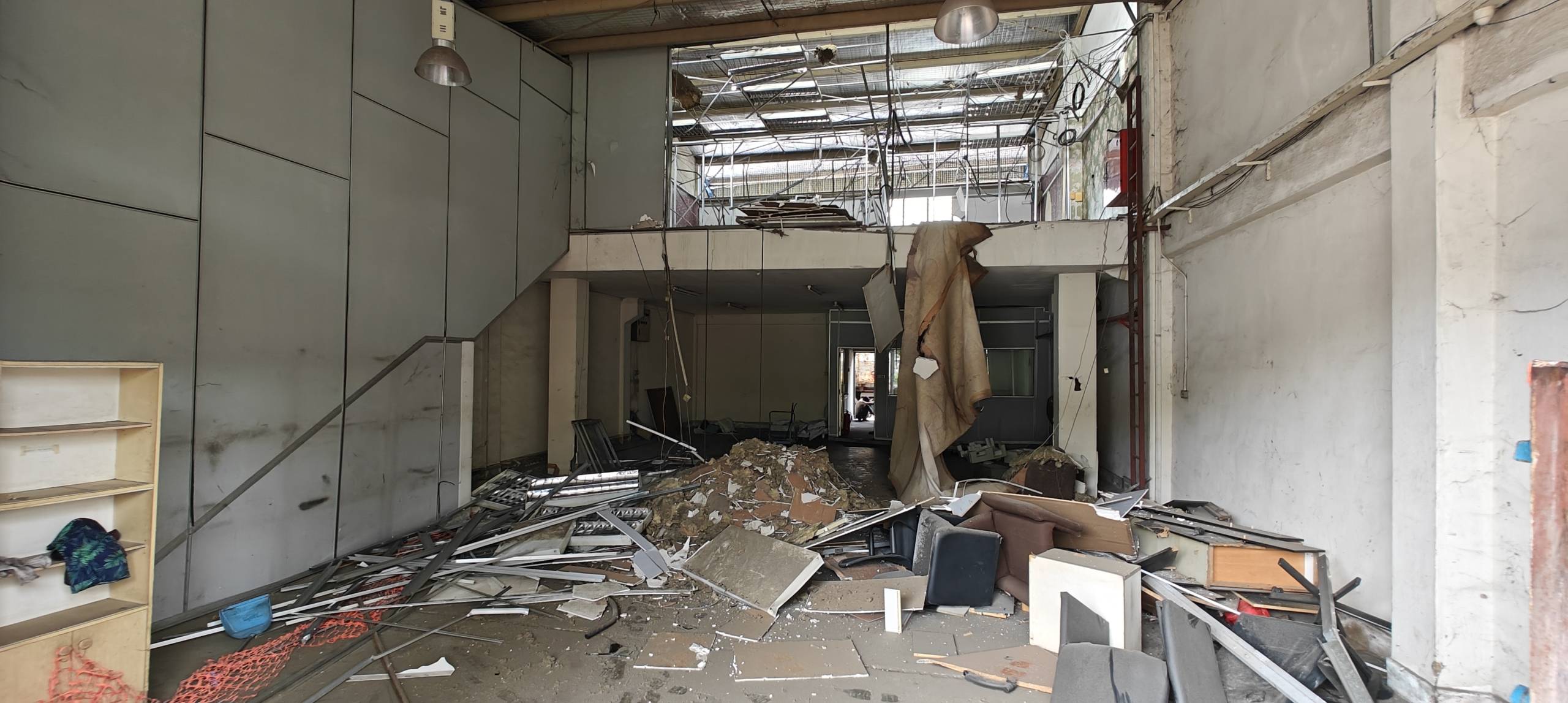 Partitioned room before hacking at Pandan Loop