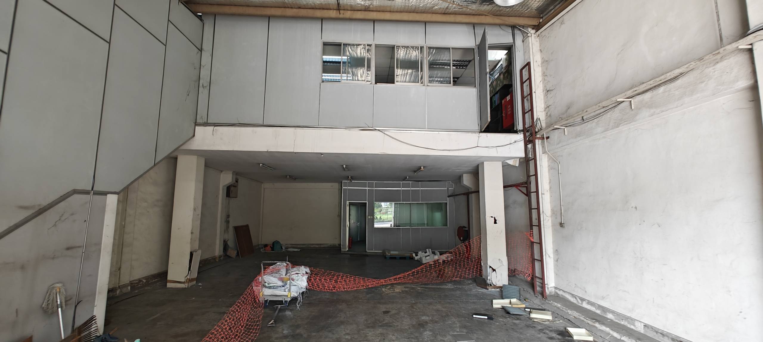 Office interior before hacking at Pandan Loop industrial unit